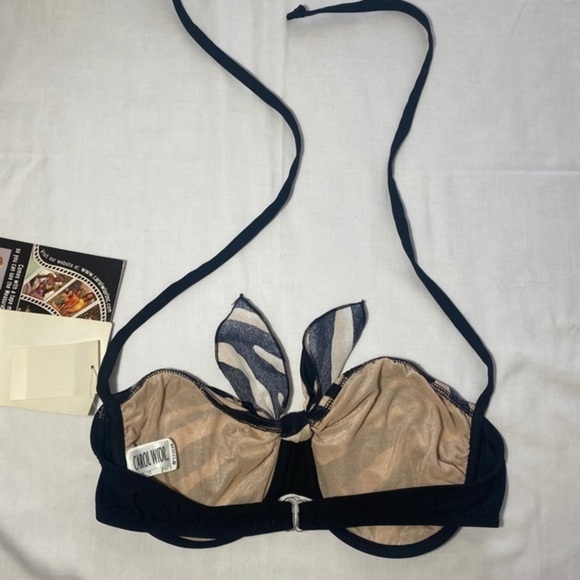 𝅺carol Wior bikini top 1-pcs size-12,‎ Does not have padding - Picture 3 of 10